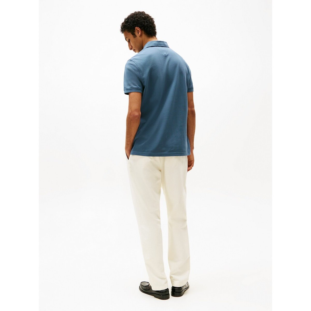 Polo  manches courtes regular 1985 bleu indigo, TOMMY HILFIGER