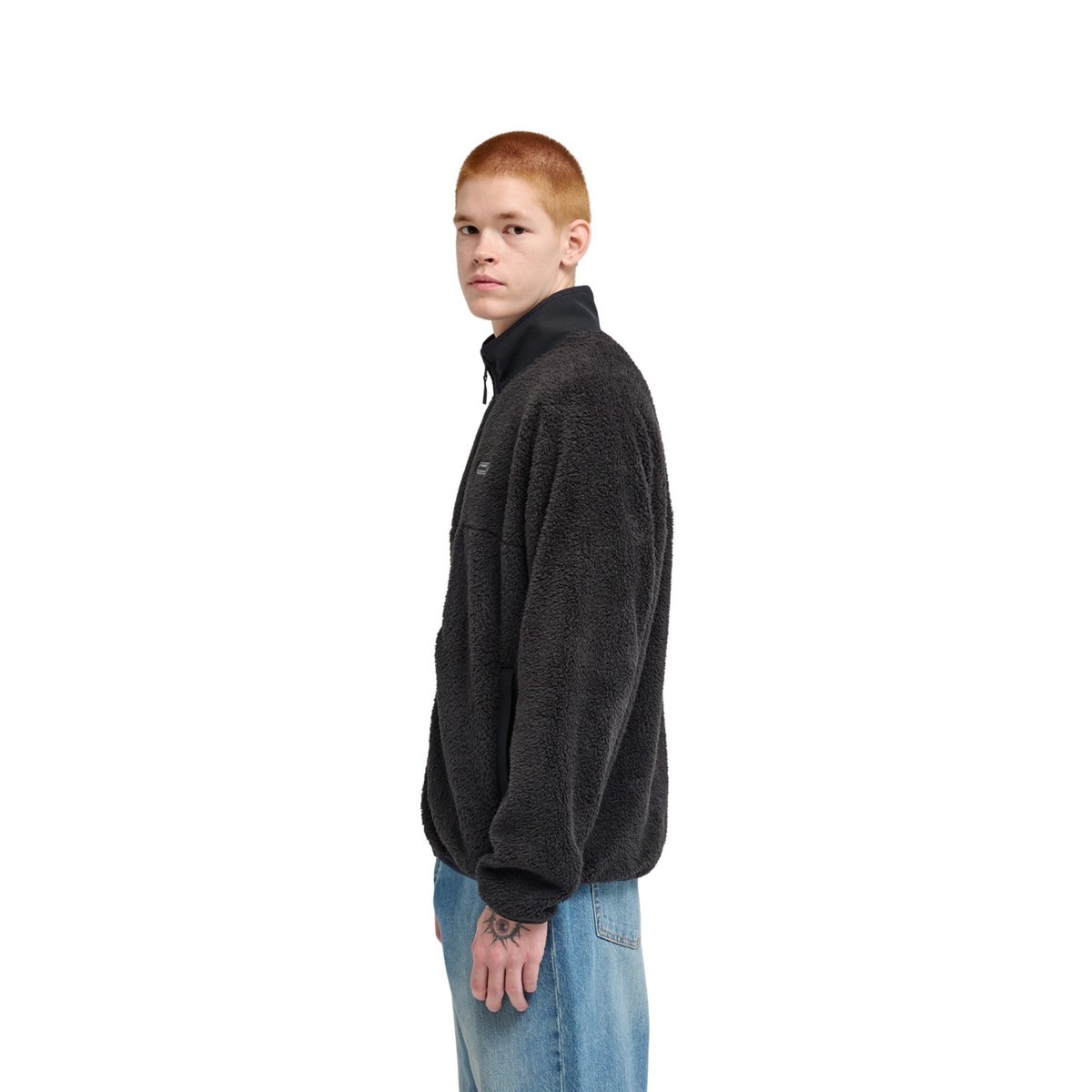 Veste en polaire CLASSIC noir flint black, ELEMENT