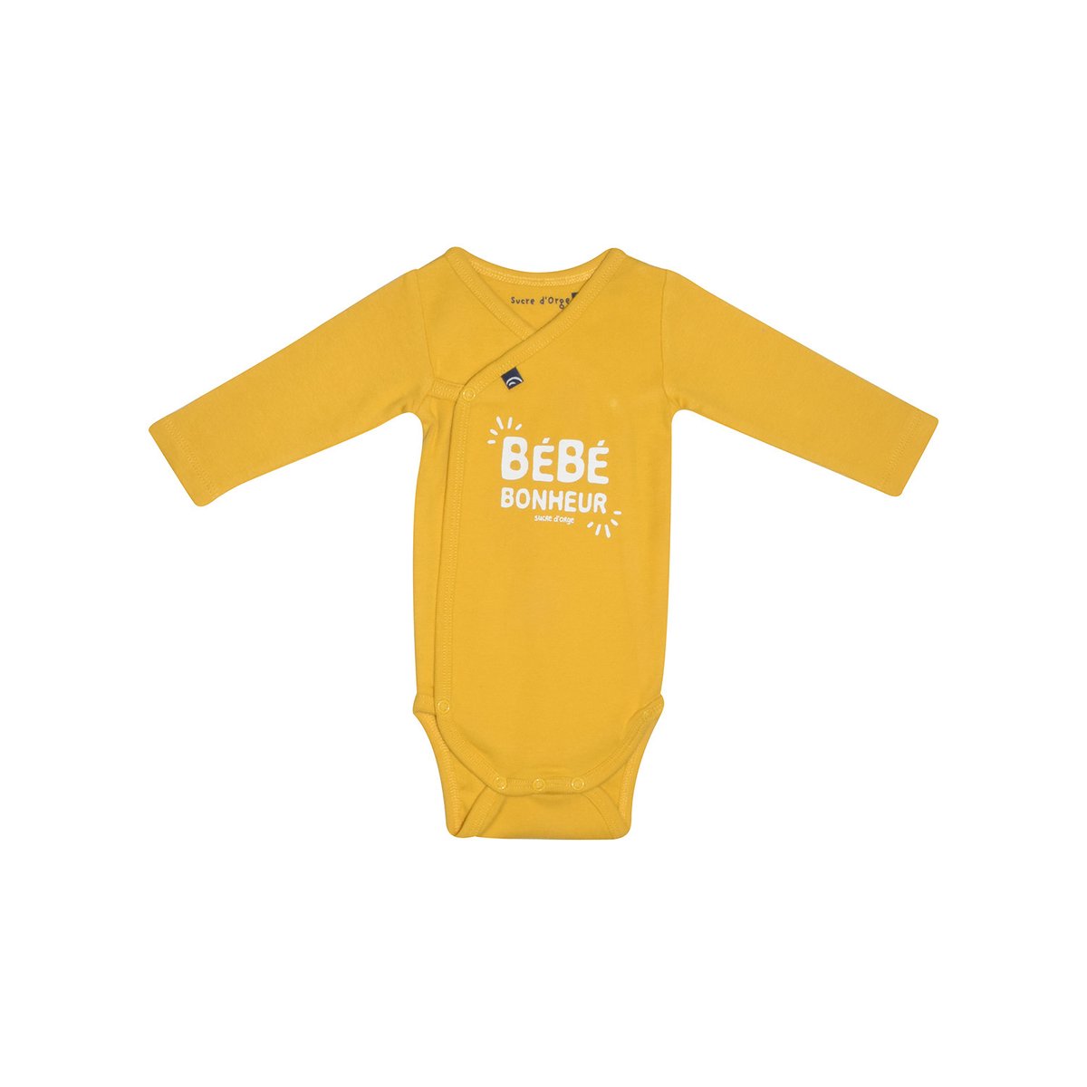Lot de 2 bodies maurade ouverture devant jaune, SUCRE D'ORGE