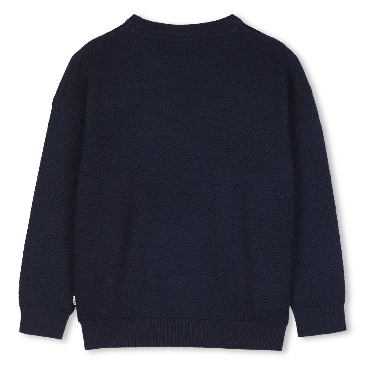 Pull en tricot bleu cargo, BOSS KIDSWEAR