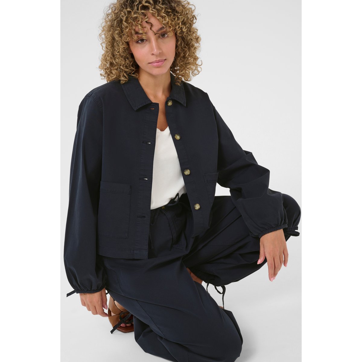 Jacket bleu navy blazer, CREAM