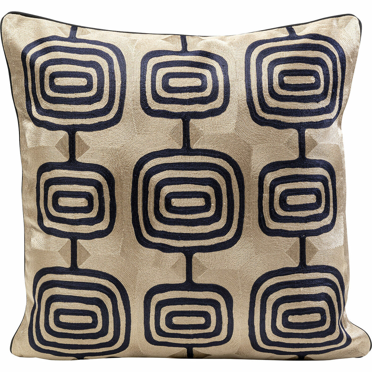 Coussin Catena Square 50x50cm gris, KARE DESIGN