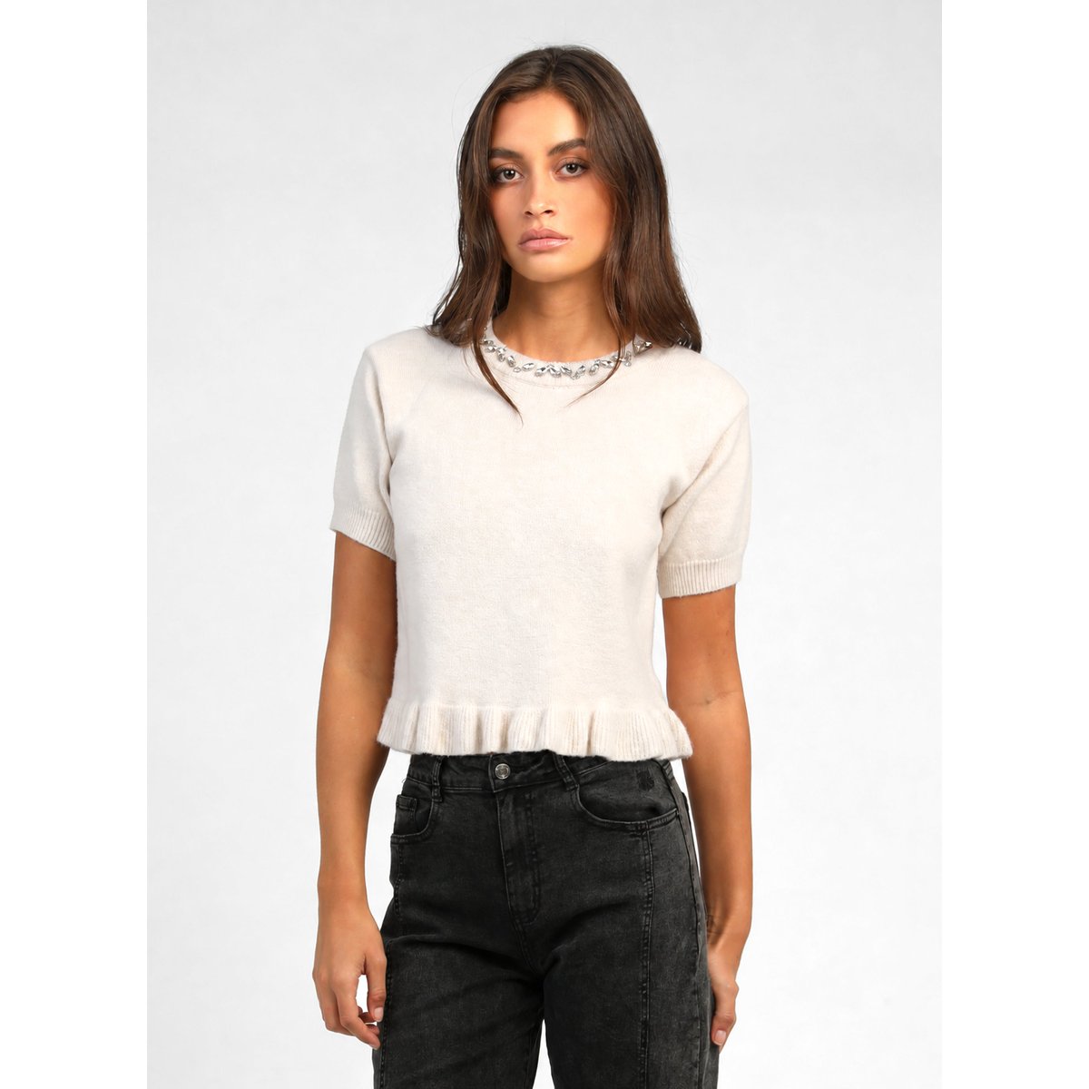 Pull NESTORINE ecru, AN'GE