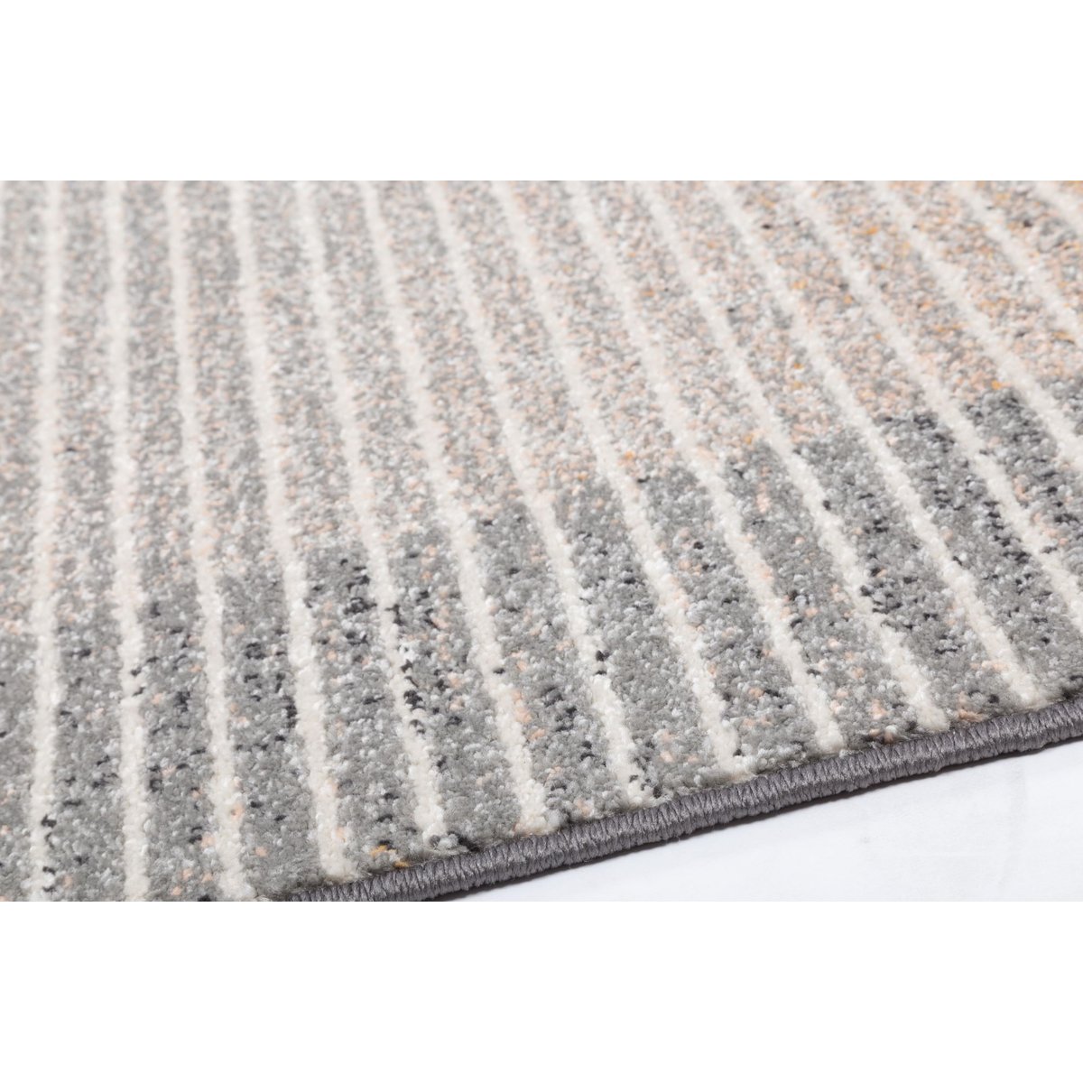Tapis salon Florentine tufté main épais naturel marron, GINO FALCONE