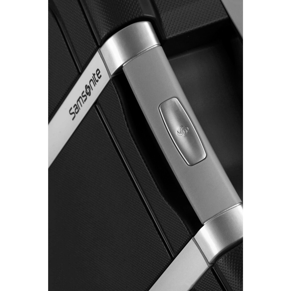 Mala de viagem média S'Cure, 69 cm, com 4 rodas e fechadura, da Samsonite preto , SAMSONITE