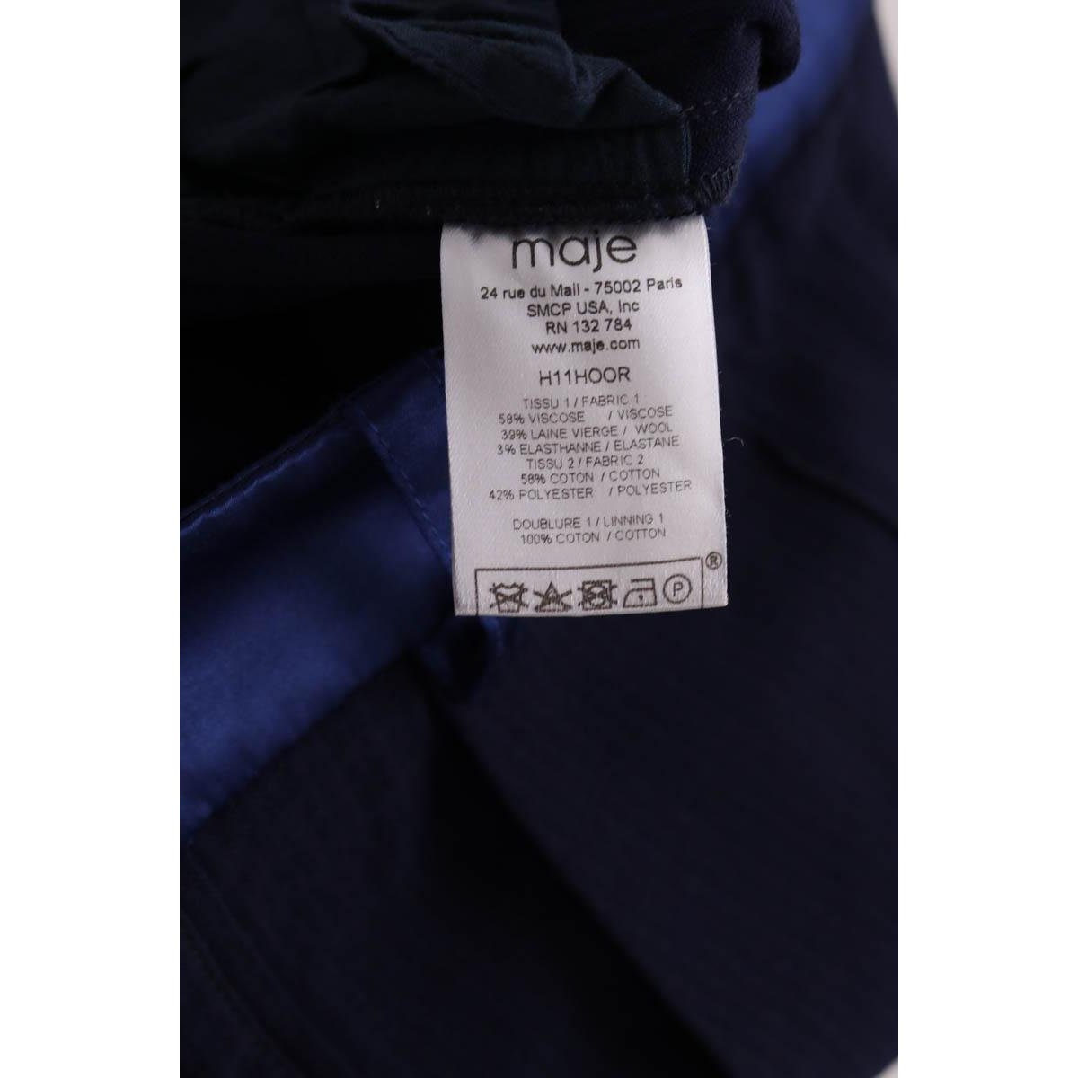 Pantalon droit - Très Bon État marine, MAJE