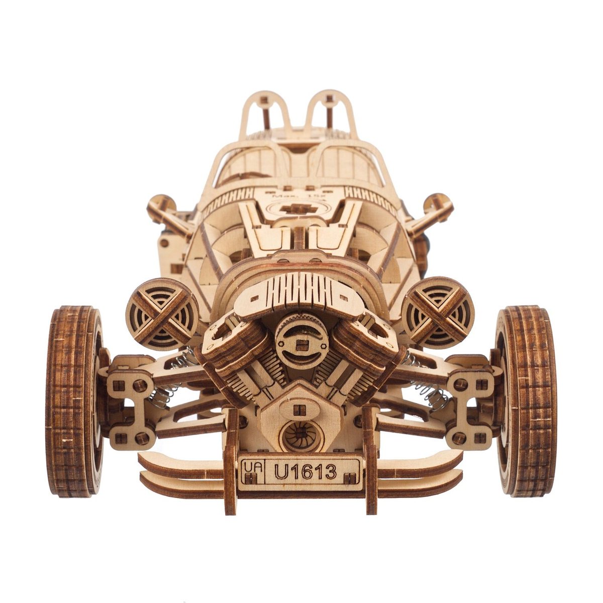 Puzzle 3D UGR-S véhicule à 3 roues beige, UGEARS