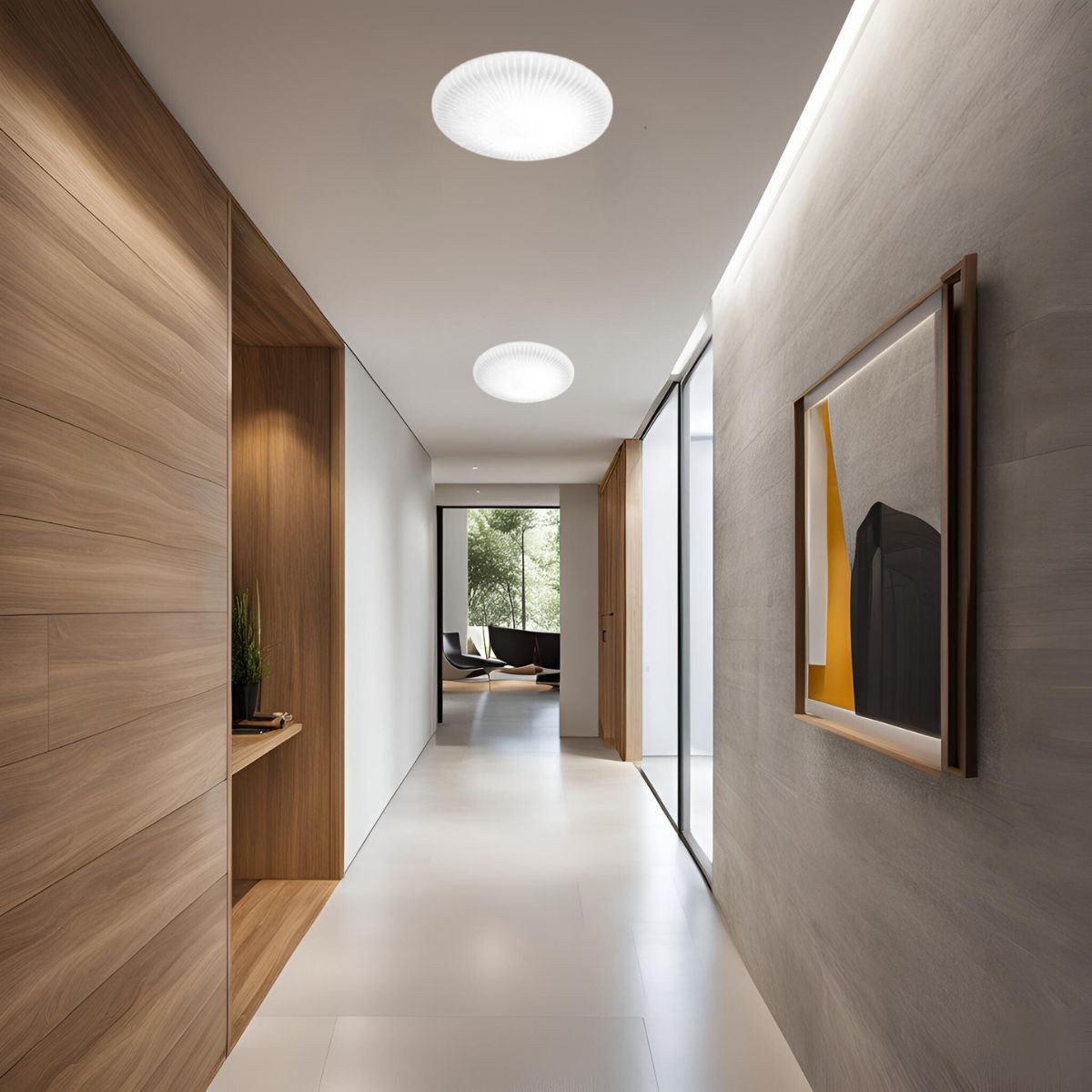 Plafonnier ATRIUM blanc, IDEAL LUX