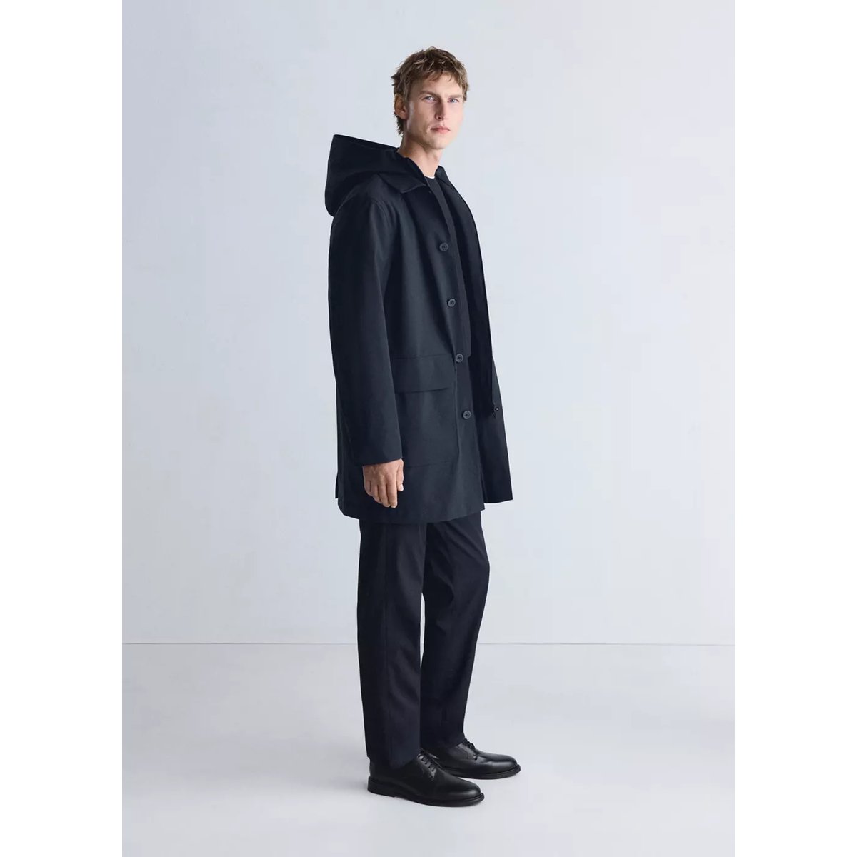 Parka avec poches waterproof Thermolite® bleu nuit, MANGO MAN