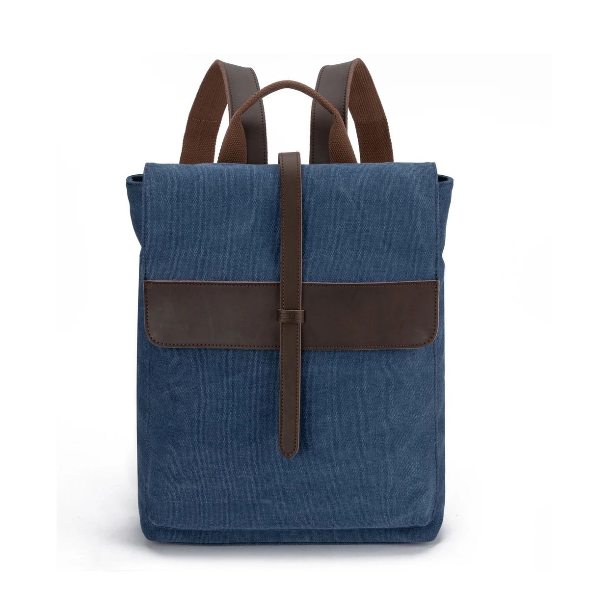 Sac à dos en toile et cuir BOTZARIS denim, OH MY BAG
