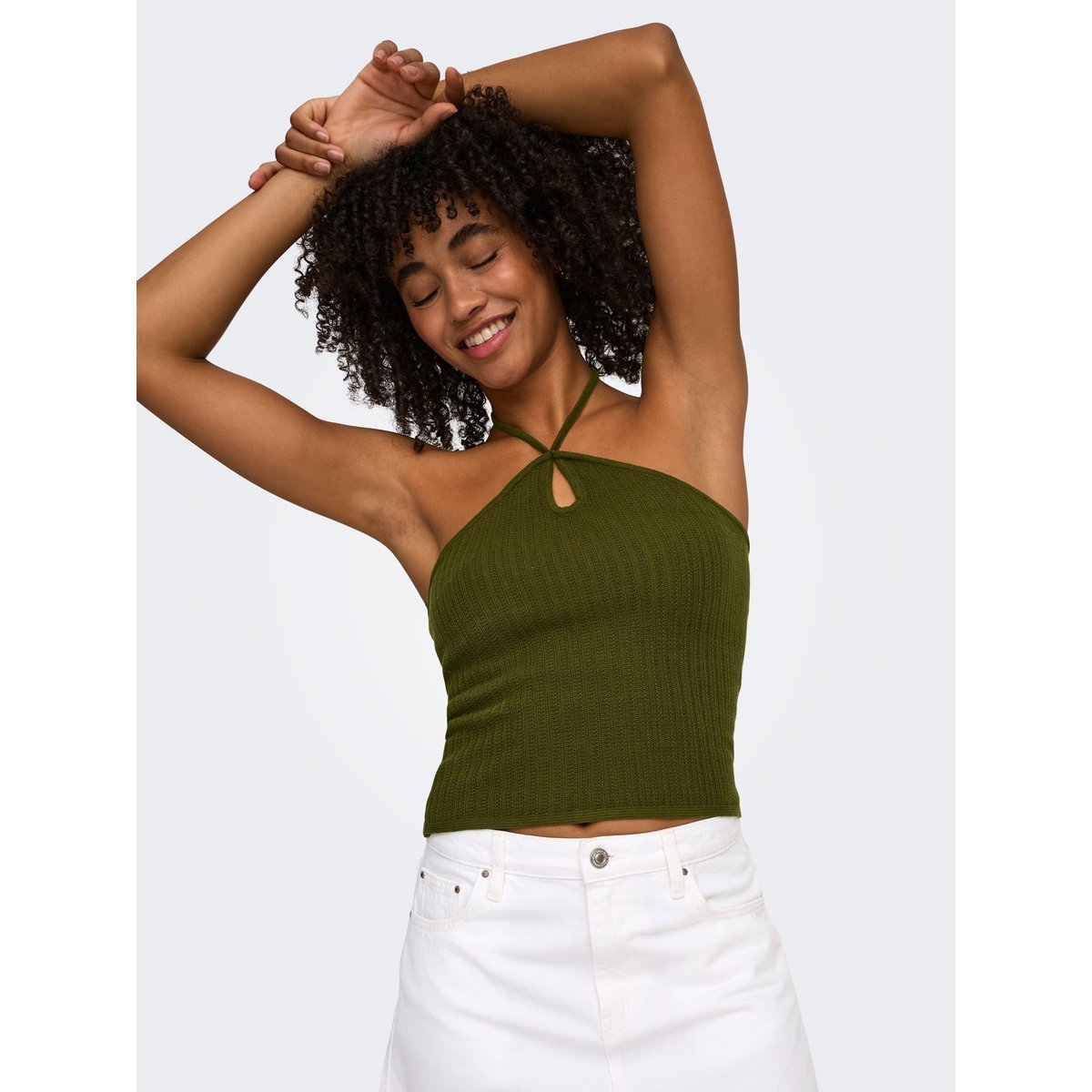 Top grise - smokey olive, ONLY
