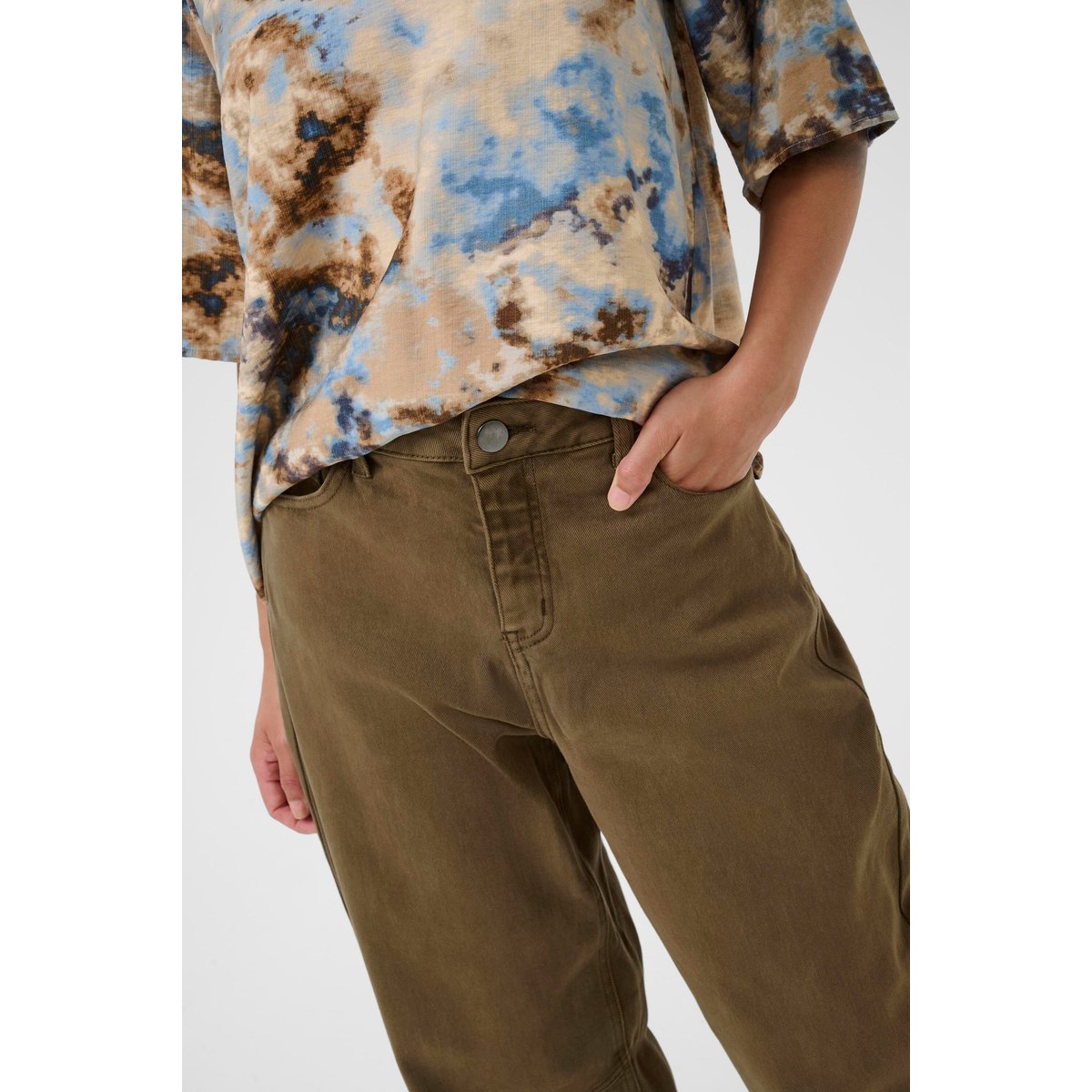 Pantalon casual gris cub, CULTURE