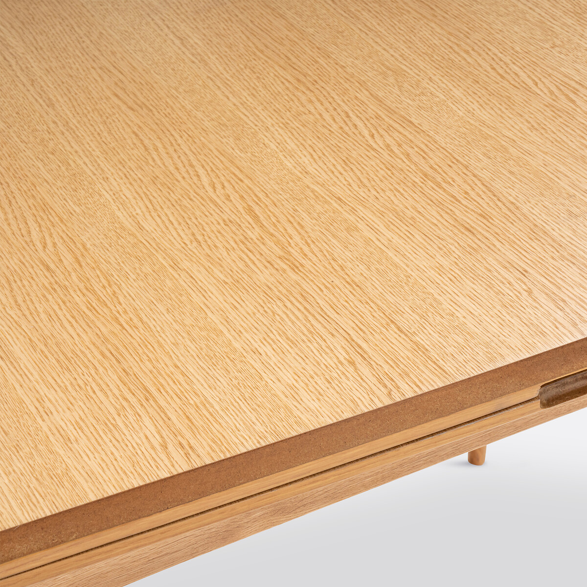 Aylin Extending Dining Table in Oak Veneer oak, LA REDOUTE INTERIEURS
