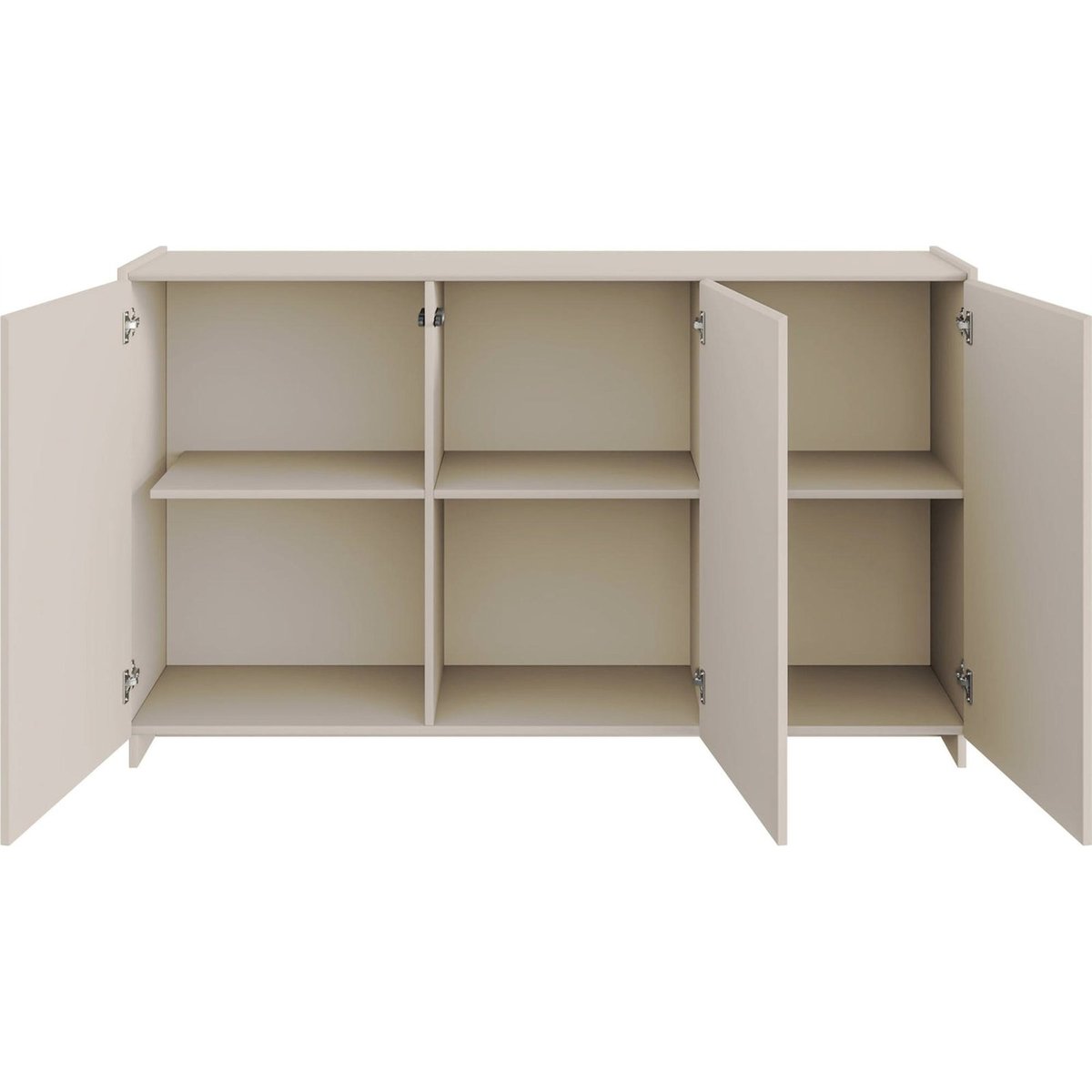 Commode 3 portes collection MAGRO en bois cachemire, RECOLLECTION