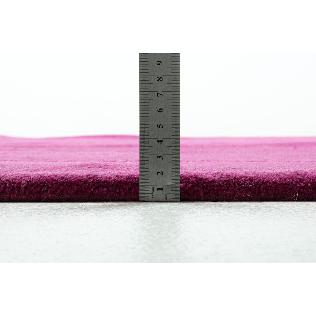 Tapis Salon -Tapis Unique en laine et soie-original Nepal. rose, THEKO