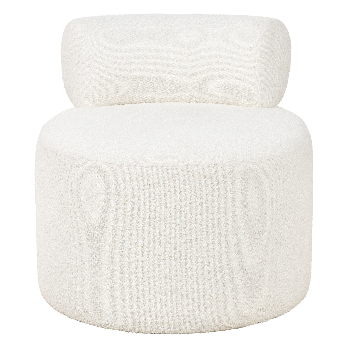Avelio Boucle Accent Chair white, SO'HOME