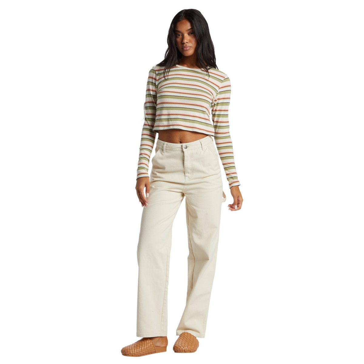 Jean workwear COLLET blanc white cap, BILLABONG