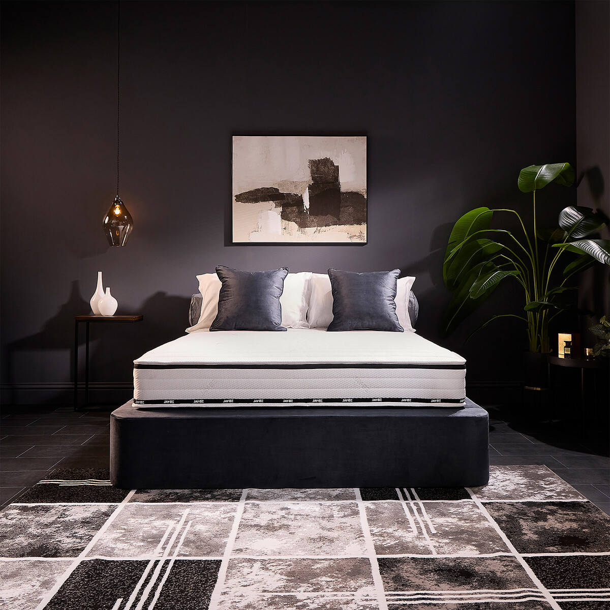 Jay-Be® Flex Ultra-Firm Sprung Mattress white/black, JAY-BE