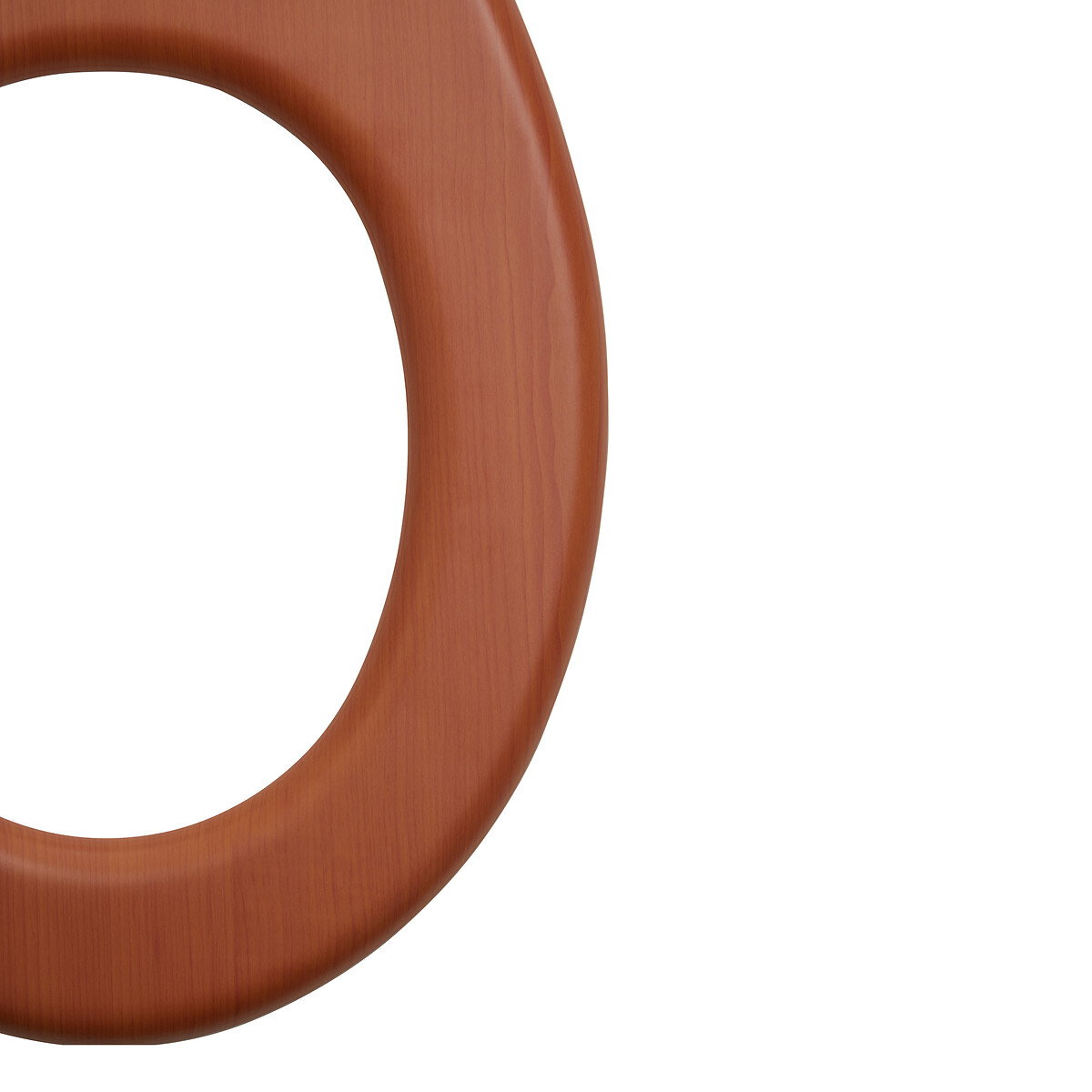 Antique Pvc Veneer Toilet Seat brown              , SO'HOME