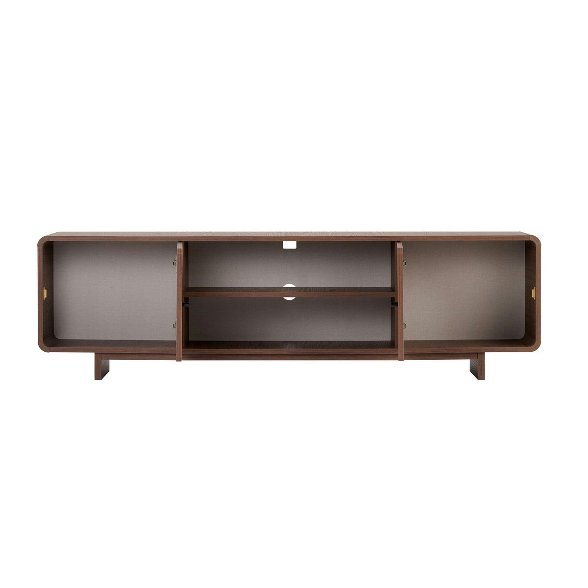 Meuble TV moderne 180 cm MARFA noyer, PIER IMPORT
