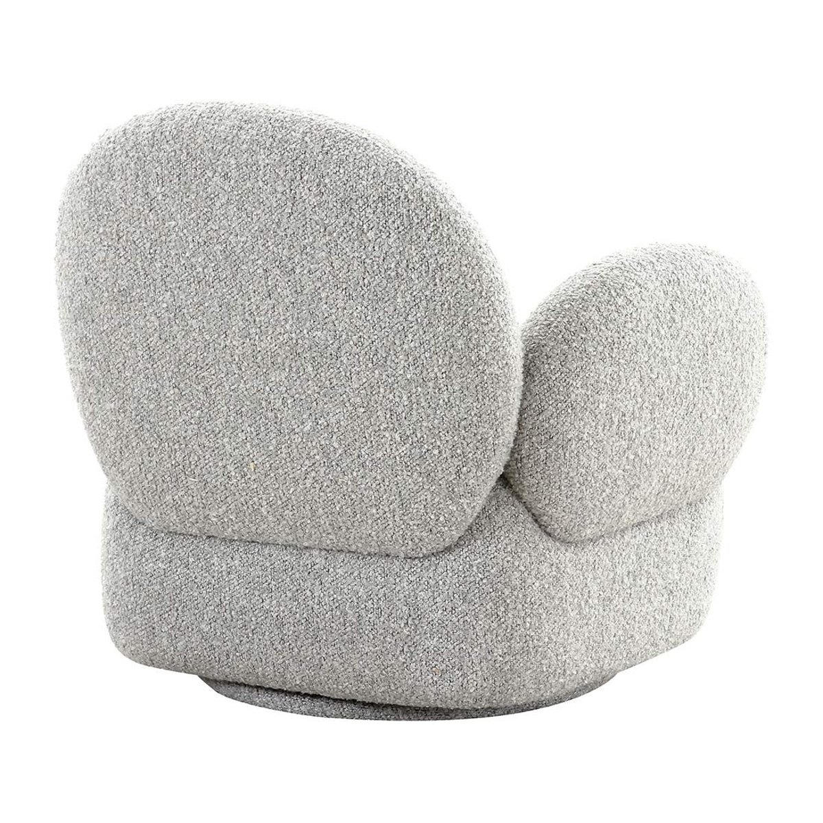 Fauteuil - JAVIER gris clair, BEST MOBILIER