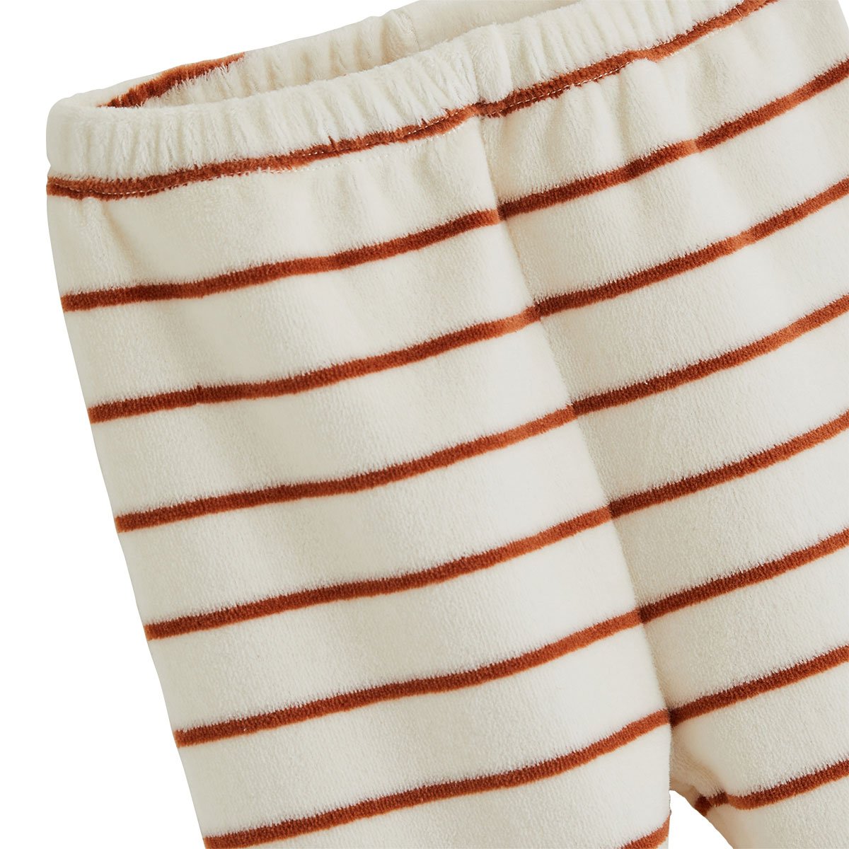 Pyjama enfant 2 pièces en velours Moka marron, PETIT BEGUIN