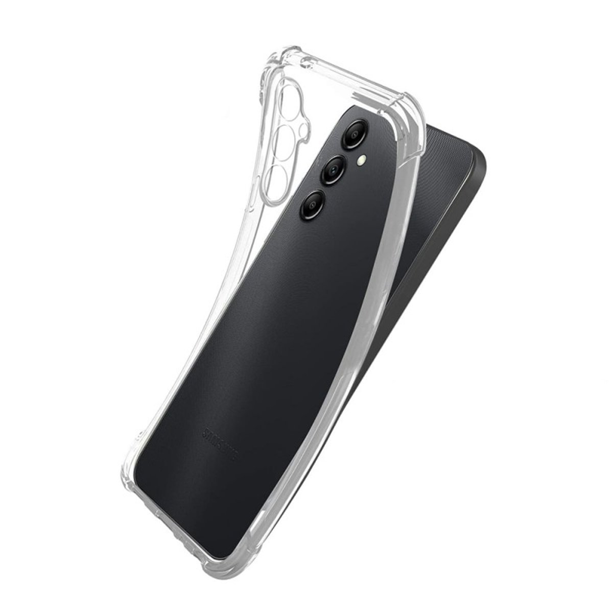 Coque Galaxy A14 antichoc + 2 vitres transparent, EVETANE