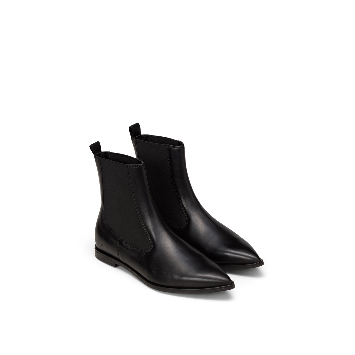 Bottines Modèle Camilla en cuir de vache noir, MARC O'POLO