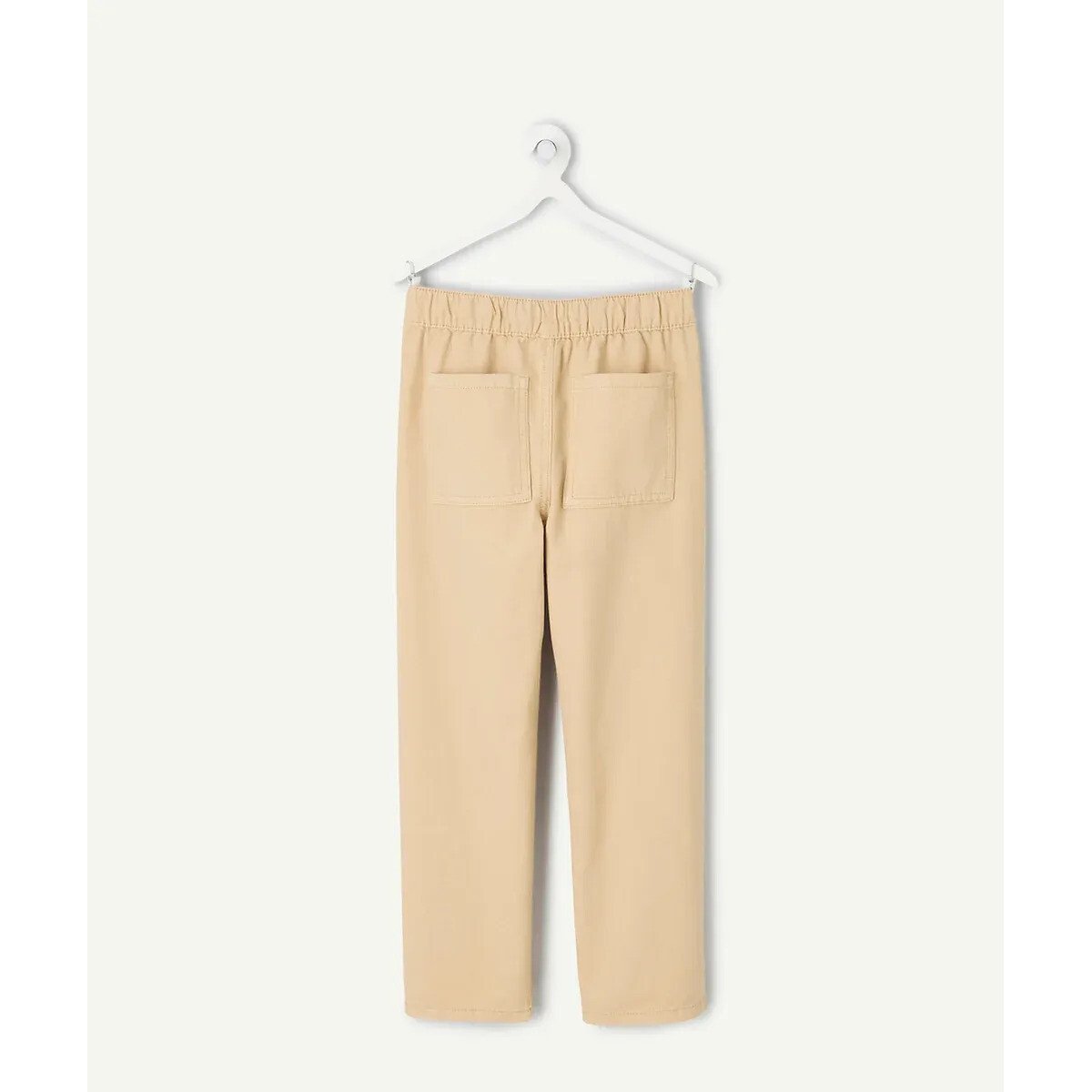 Pantalon en coton léger beige, TAPE A L'OEIL