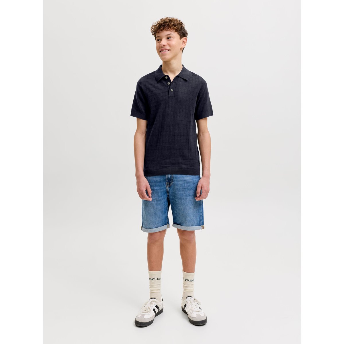 Polo Tricoté night sky, JACK & JONES JUNIOR