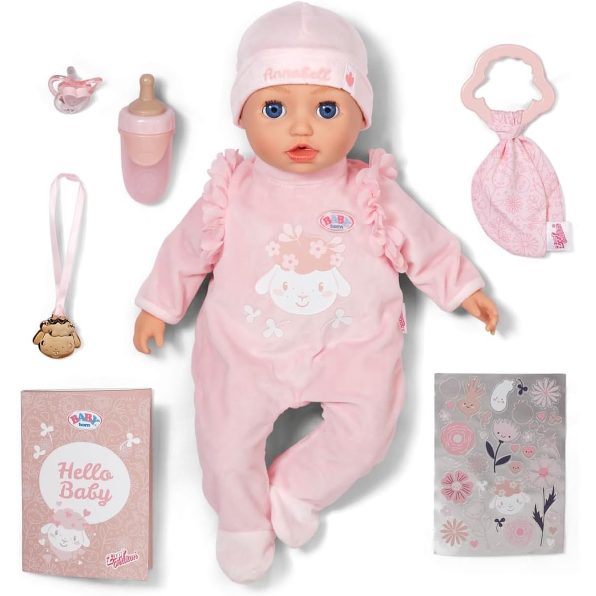 BABY born Annabell - Poupée bébé 43 cm multicolore, ZAPF CREATION