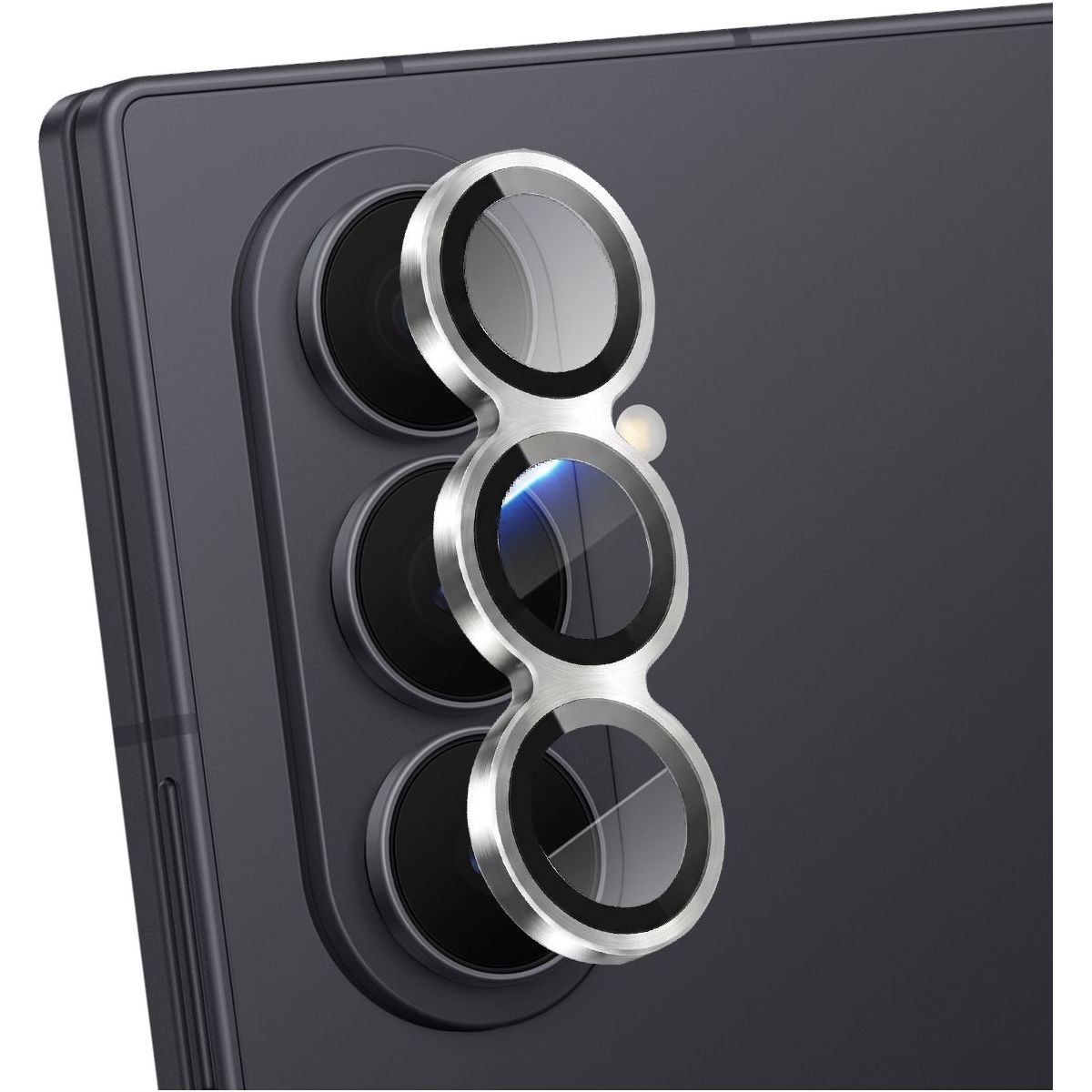 Protège écran Samsung galaxy Z Fold 7 verre + lentille couleur unique, FORCE GLASS