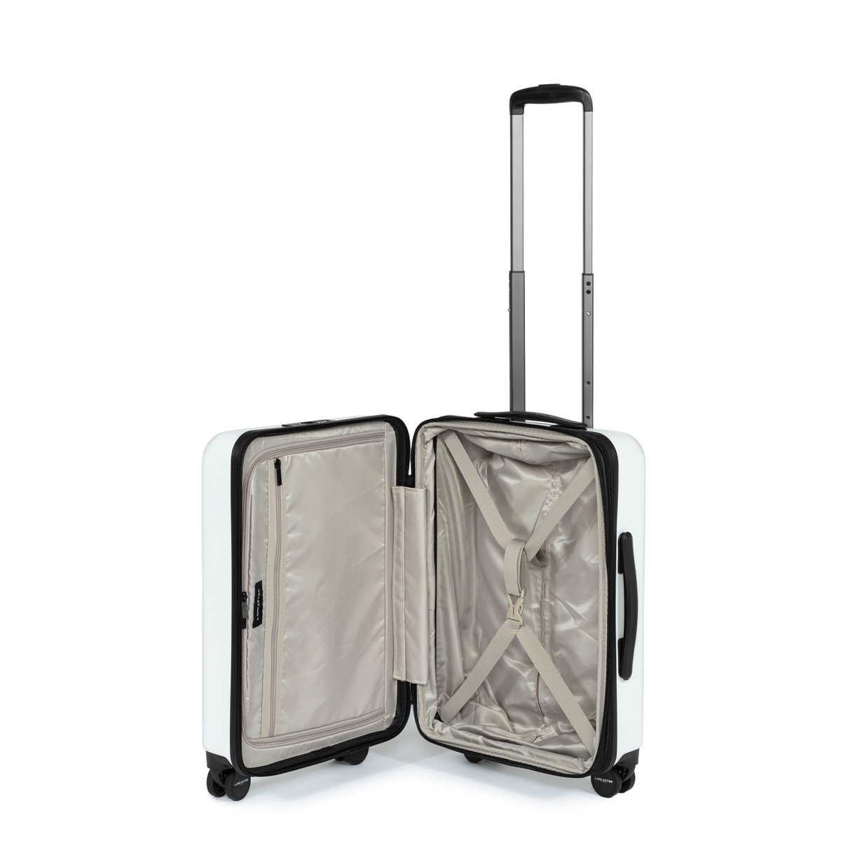 Valise Cabine CDG blanc, LANCASTER