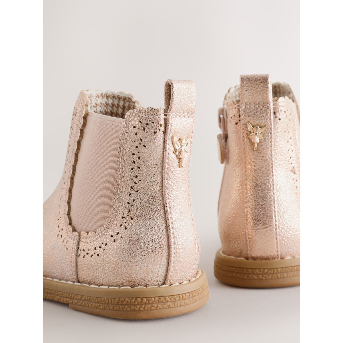 Bottines chelsea rose scintillant, NEXT