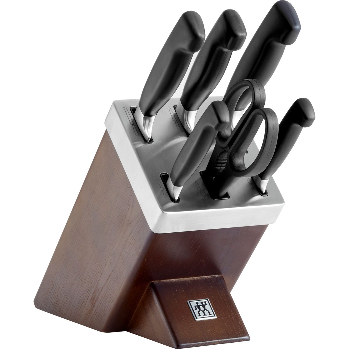 7-pcs, Bloc de couteaux marron, ZWILLING
