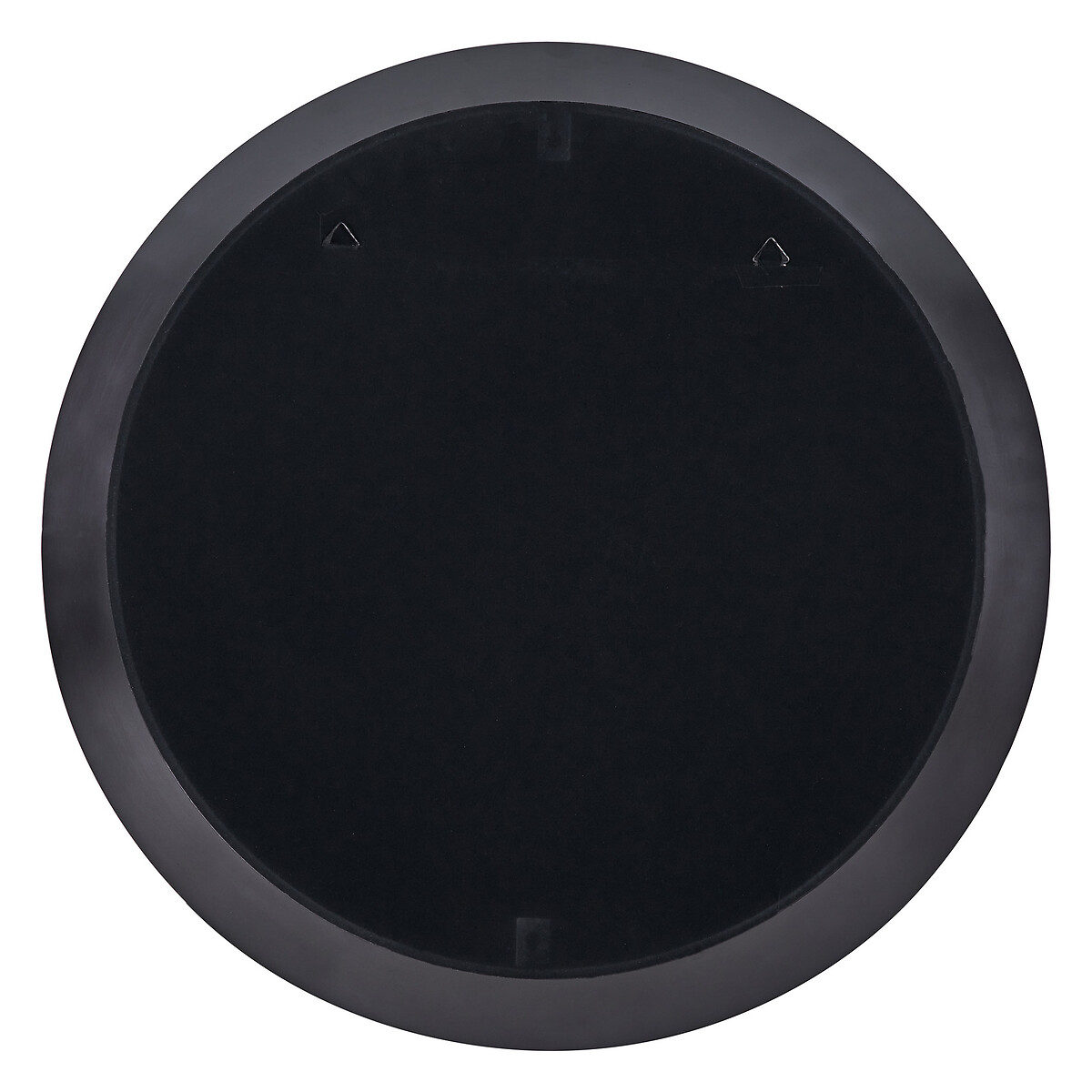 80cm Round Metal Angled Frame Mirror in Graphite graphite, ÉDITÉ