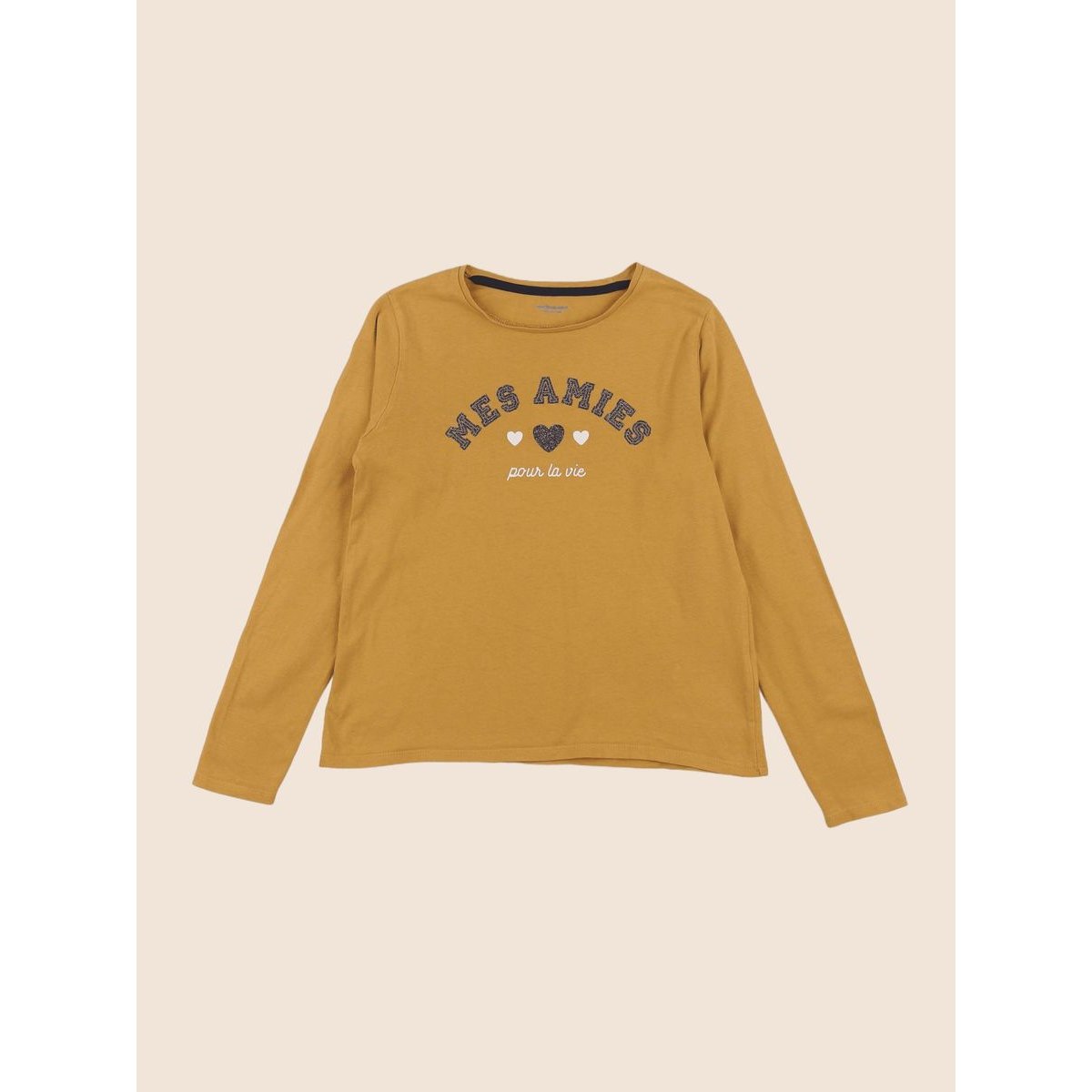 Tee-shirt - Etat satisfaisant jaune, VERTBAUDET
