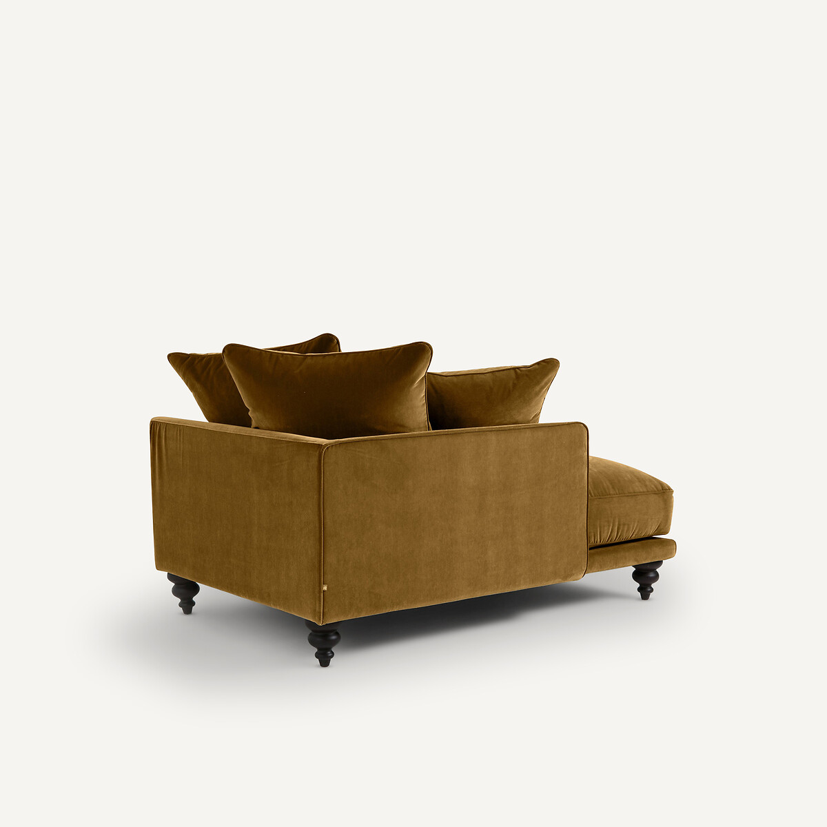 Méridienne velours, Lazare bronze, AM.PM
