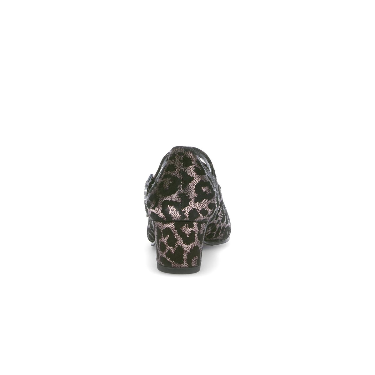 Escarpins en cuir à talon décroché noir, GABOR