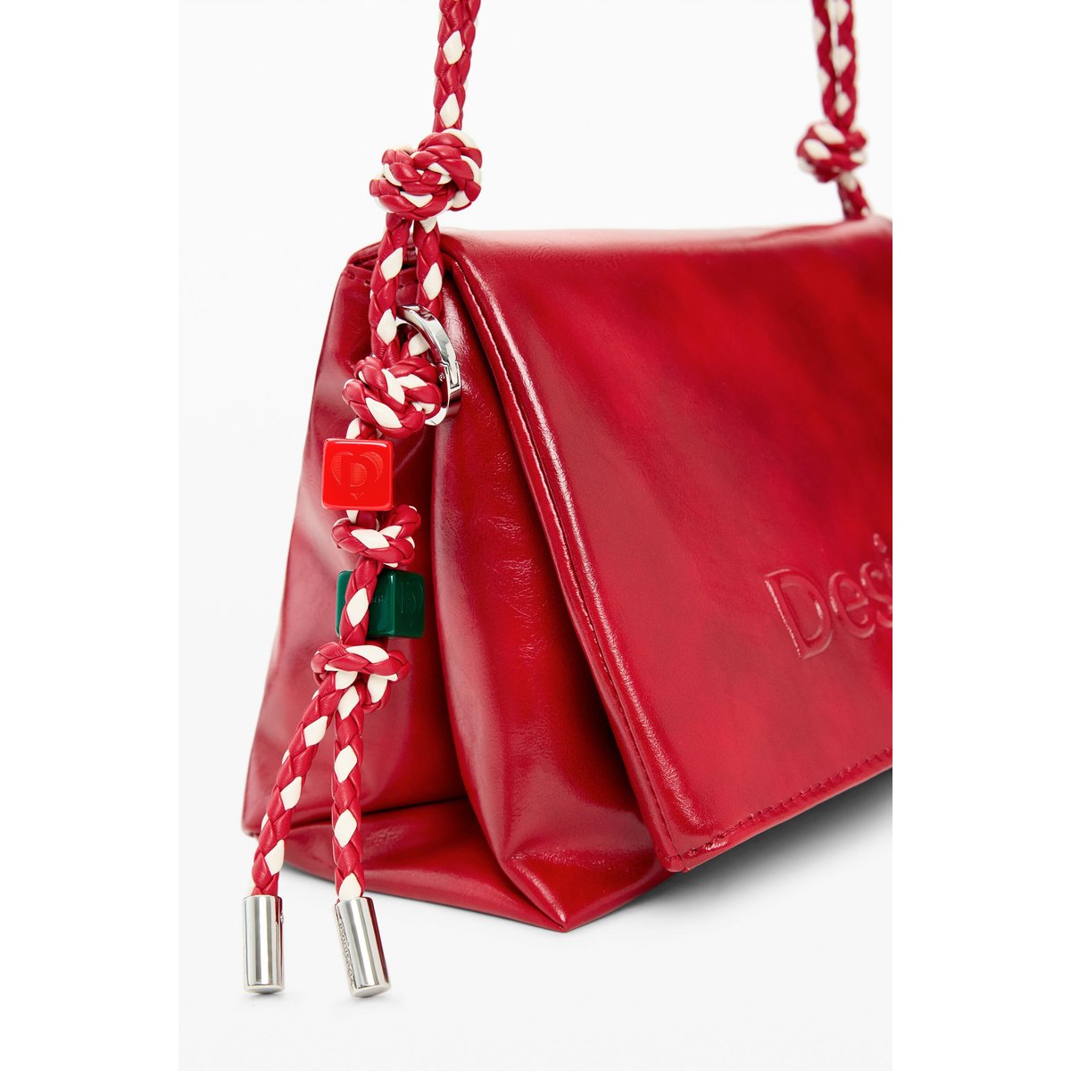 Sac moyen logo rouge, DESIGUAL