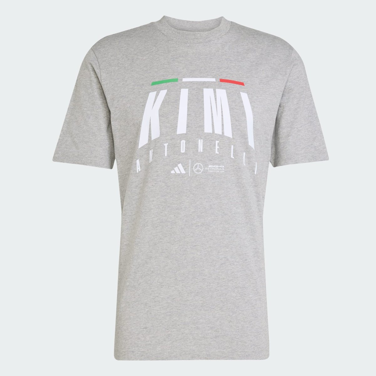 T-Shirt Kimi Antonelli Mercedes - Amg Petronas Formula One Team T-Shirt Kimi Antonelli Mercedes - Amg Petronas Formula One Team medium grey heather, adidas Performance