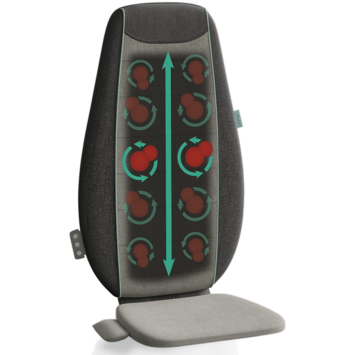 Siège de massage Etna spécialiste Shiatsu couleur unique, ZEN