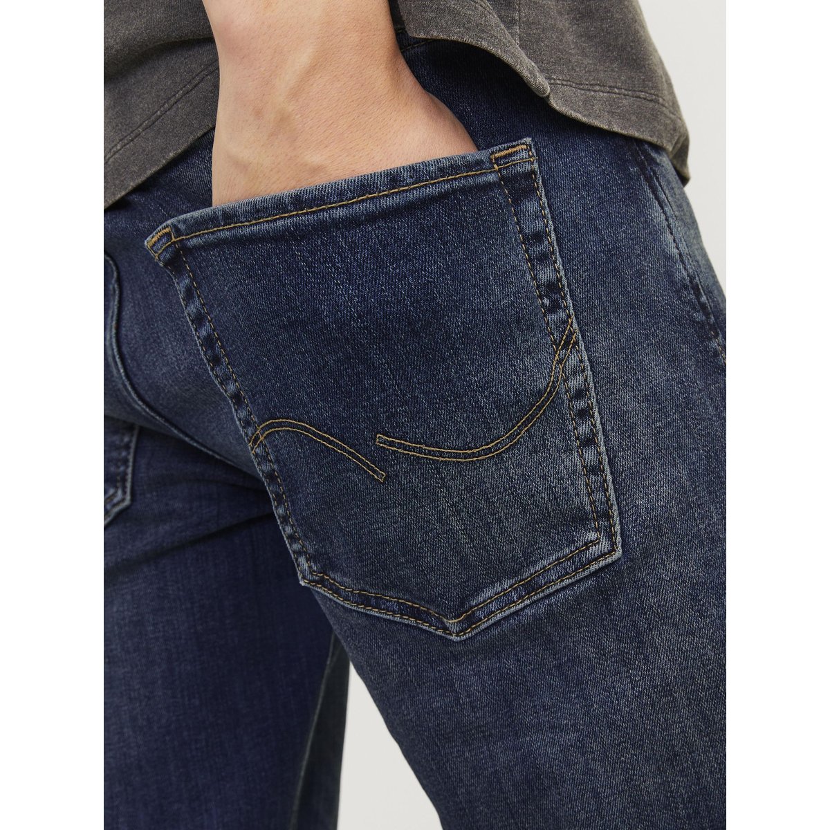 Jean Coupe Tapered blue denim, JACK & JONES