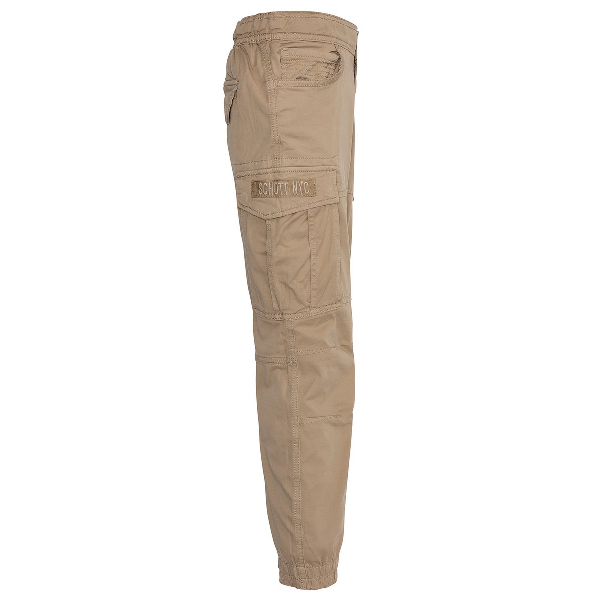 Pantalon multipoches beige, SCHOTT