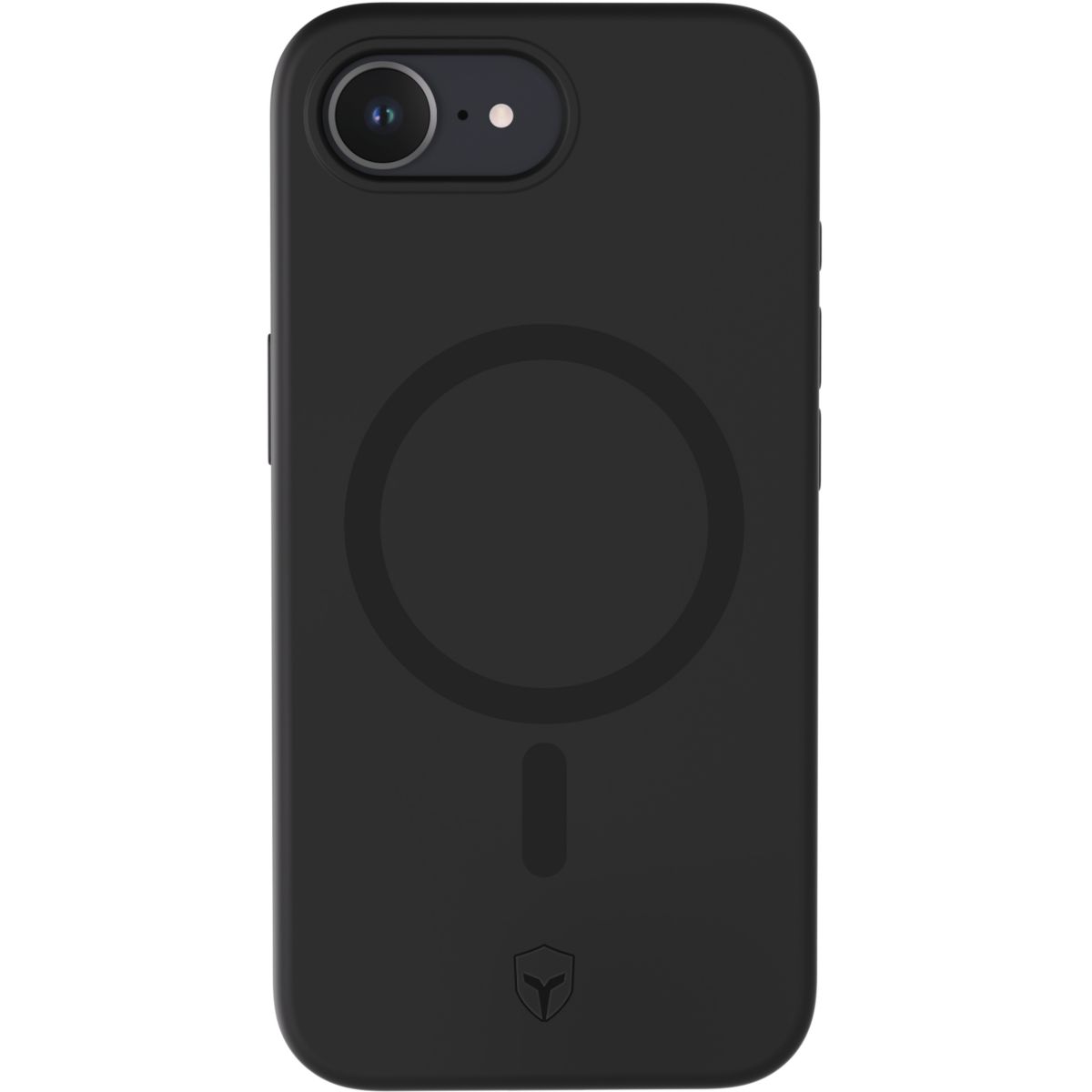 Coque iPhone 16e/17e silicone Noire couleur unique, FORCE CASE