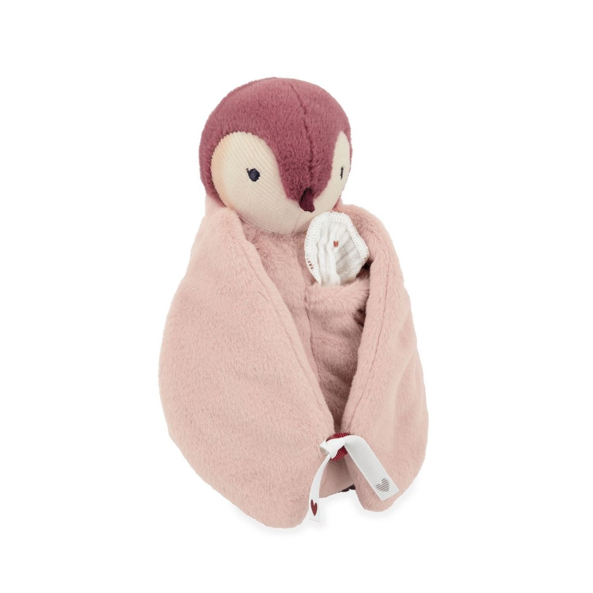 Complices - peluche à bisous manchot - rose - 20cm rose, KALOO