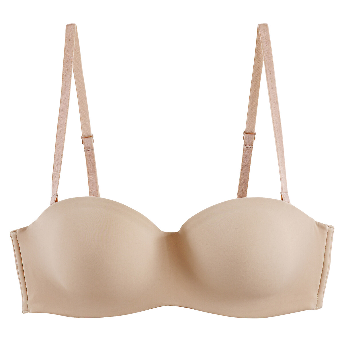 Soutien-gorge bandeau en microfibre invisible peau, LA REDOUTE COLLECTIONS