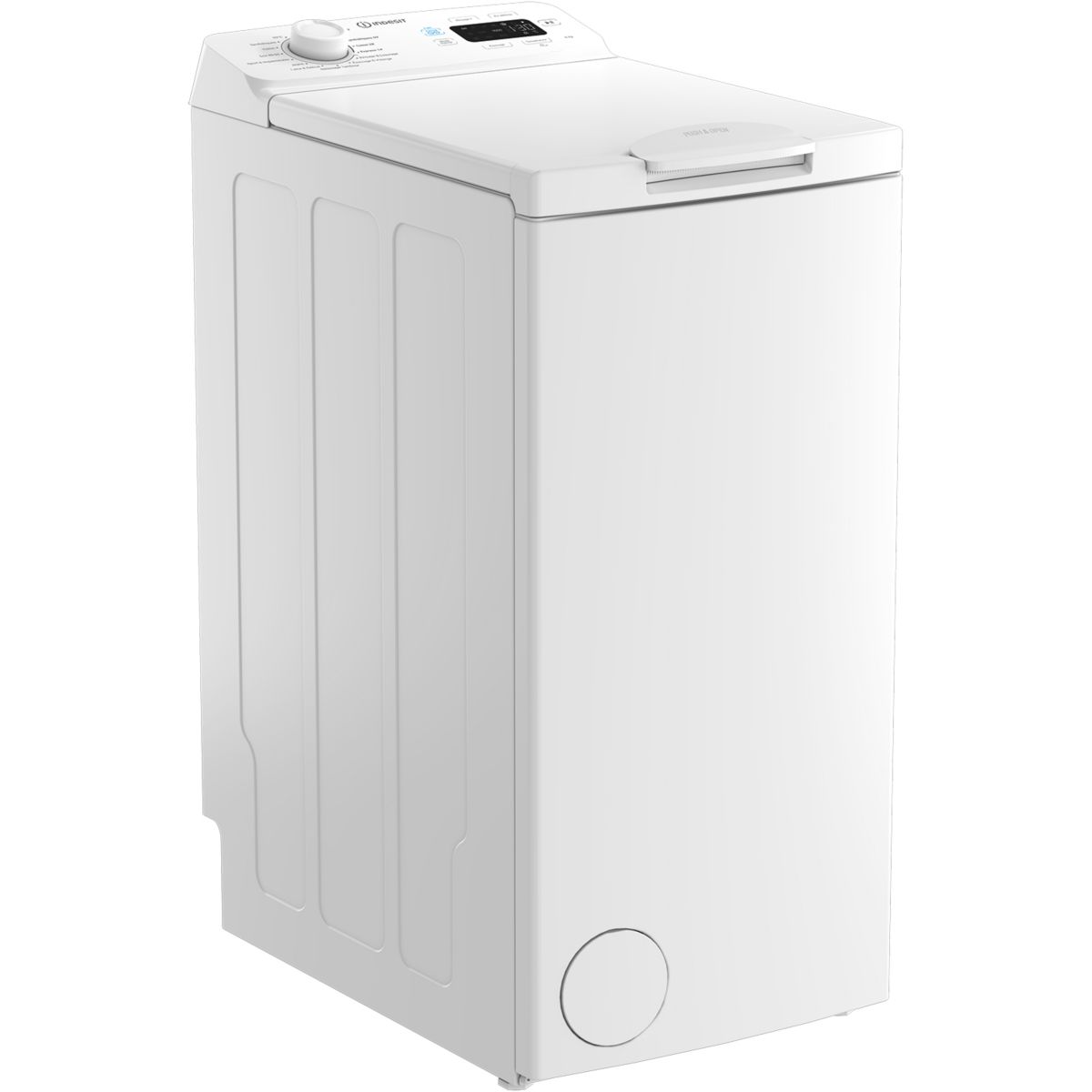Lave linge top TIP621PUSH&GOFR couleur unique, INDESIT