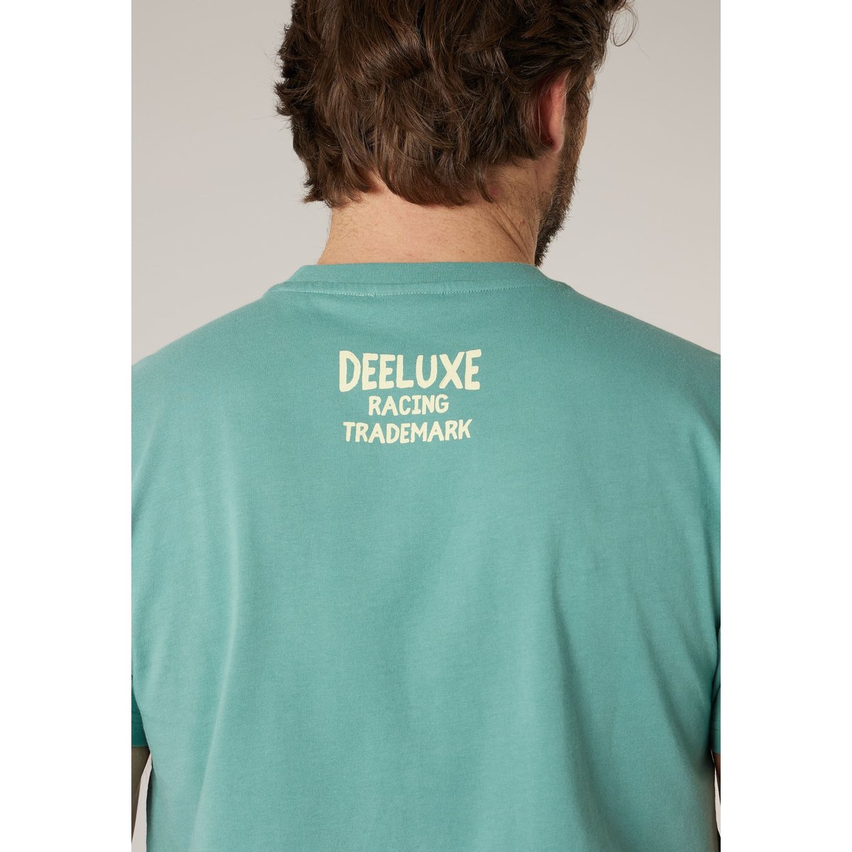 T-shirt homme en coton RACE spearmint, DEELUXE