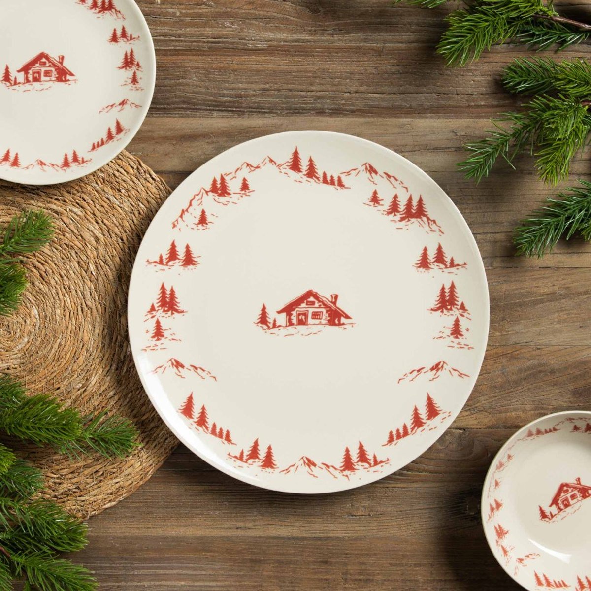 Coupelle Alpages 17cm (lot de 3) rouge, TABLE PASSION